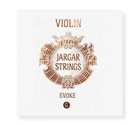Corde per violino JARGAR Evoke G 4/4 medium, anima sintetica, avvolte in argento, con sfera