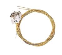 Corde professionali for arpa lira for strumenti a corda Lyakin, corde 16/19/21/24 corde in metallo ottone, corde in nylon for arpa 15/19 corde (Color : Metal 24 Strings)