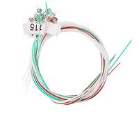 Corde professionali for arpa lira for strumenti a corda Lyakin, corde 16/19/21/24 corde in metallo ottone, corde in nylon for arpa 15/19 corde (Color : Nylon 15 Strings)