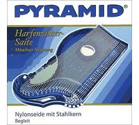 Corde Pyramid Zither in seta di nylon con anima in acciaio. Cetra a risonanza d'arpa/aria D 18. 612.118