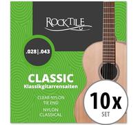 Corde Rocktile per Chitarra Classica Super Light Confezione da 10
