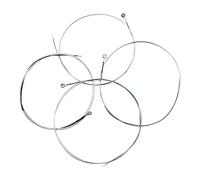 Corde sostitutive per viola, Corde sostitutive per viola - Set completo per viola 4X Corde in argento nichel cromato | Parte di ricambio per viola rinforzata per strumenti su misura per teatro
