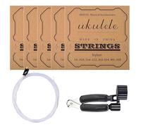 Corde Ukulele Baritono 5 Set di Corde in Nylon di Lunga Durata
