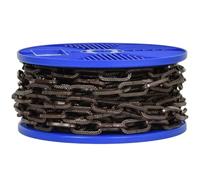 Corderie Italiane 002008026 Catena genovese martellata Ø 2 mm, interno maglia 17 mm x 5 mm, 60 mt, bronzata