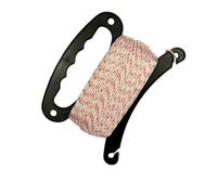 Corderie Italiane 006003458 Cordino nylon bianco/rosso 1,8 mm - 100 mt con avvolgitore