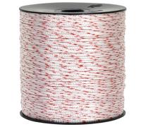 Corderie Italiane 006003472 Cordino nylon bianco/rosso 1,8 mm - 500 mt su rocchetto