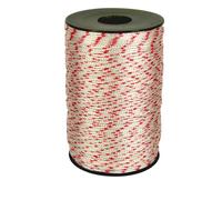 Corderie Italiane 006003472 Cordino nylon bianco/rosso 1,8 mm - 500 mt su rocchetto