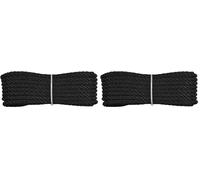 Corderie Italiane 006004219 Gherlino Cima per Ormeggio, diametro 8 mm, 10 mt, nero (Confezione da 2)