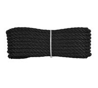 Corderie Italiane 006004226 Gherlino cima per ormeggio, diametro 10 mm, 10 metri, Nero