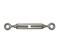 Corderie Italiane 006032625, Tenditore 2 occhi inox, M 8, 1 pz