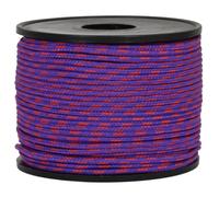 Corderie Italiane 006041108 Treccia Sky Cordino Intrecciato, Viola/Rossa, 2 mm, 50 mt