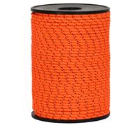 Corderie Italiane®, 006045144, Sagola per Fucili da Sub, Anima in Dyneema® SK75 Intrecciato, Rivestimento in Poliestere Alta Tenacità prestirato, Diametro 1,5 mm, 100 Metri, Colore Arancio - Nero