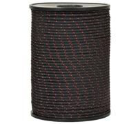 Corderie Italiane®, 006046318, Sagola per Fucili da Sub, Anima in Dyneema® SK75 Intrecciato, Rivestimento in Poliestere Alta Tenacità prestirato, Diametro 1,5 mm, 100 Metri, Colore Nero - Rosso