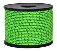 Corderie Italiane®, 006046752, Sagola per Fucili da Sub, Anima in Dyneema® SK75 Intrecciato, Rivestimento in Poliestere Alta Tenacità prestirato, Diametro 1,5 mm, 50 Metri, Colore Verde Flu - Blu