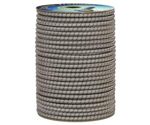 Corderie Italiane® 006046943 Treccia elastica grigio perla 4 mm - 50 mt