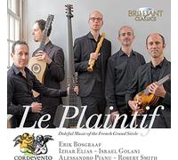 Marin Marais Le Plaintif: Doleful Music of the French Grand Siècle (CD) Album