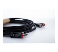 Cordial 14837 Jack / RCA Audio Cavo [2x Spina RCA - 2x Spina RCA] 3 m Nero