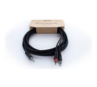 Cordial 14856 Jack / RCA Audio Adattatore a Y [1x Spina jack da 3.5 mm - 2x Sp