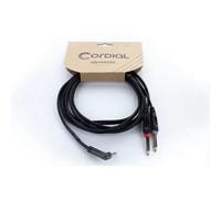Cordial 14866 Audio Adattatore a Y [1x Spina jack da 3.5 mm - 2x Spina jack da