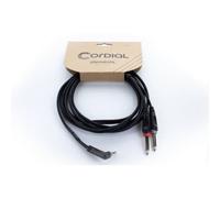 Cordial 14869 Jack Audio Adattatore a Y [1x Spina jack da 3.5 mm - 2x Spina