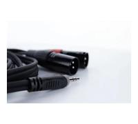 Cordial 14870 XLR Adattatore a Y EY 1 WMM [1x Spina jack da 3.5 mm - 2x Spina