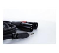 Cordial 14872 XLR Adattatore a Y EY 3 WMM [1x Spina jack da 3.5 mm - 2x Spina