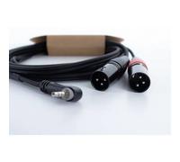Cordial 14875 XLR Adattatore a Y EY 3 WRMM [1x Spina jack da 3.5 mm - 2x Spina
