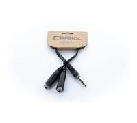 Cordial 14882 Jack Audio Adattatore a Y [1x Spina jack da 6.3 mm (stereo) - 2x