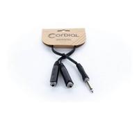 Cordial 14884 XLR Adattatore a Y EY 0,3 PGG [1x Spina jack da 6.3 mm (mono) -
