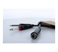Cordial 14885 Jack Audio Adattatore a Y [1x Presa jack da 6.3 mm (stereo) - 2x