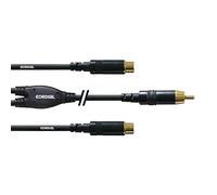 Cordial 2x Cinch fem/Cinch male 0,3 m Y-Adapterkabel CFY 0,3 CEE - Adattatore per spina