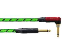 BLACKLIGHT 6PRGS - Cavo per strumenti BLACKLIGHT PR-SILENT, 6 m, verde, jack da 6,3