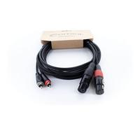 XLR Cavo di collegamento Cordial EU 1 FC [2x Presa XLR 3 poli - 2x Spina RCA] 1