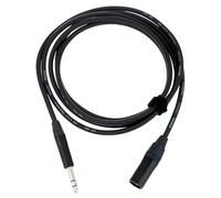 CORDIAL - CPM 2,5 MV - Audio Cable XLR Male 3-pole to Stereo Jack 6,35 mm - 2,5 m