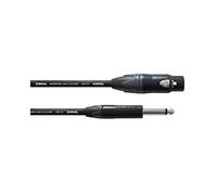 Cordial - Cavo Microfono Sbilanciato XLR Femmina a Jack Mono TS 2,5 m con Connettori NEUTRIK® (CPM 2,5 FP)