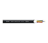 Cordial - Cavo per Altoparlanti Multicore 4 x 2,5 mm² Nero 100 m Alta Flessibilità e Conduzione Elevata (CLS 425-50)