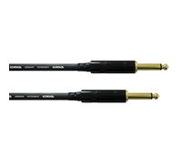 Cordial - Cavo strumento 0,6 pp, 0,6 m - jack 6,3 mm/jack 6,3 mm, nero