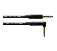 CORDIAL - CCI 3 PR - Instrument Cable Jack 6,35 mm Mono / angled Jack 6,35 mm Mono - 3,00 m