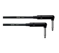 Cordial CFI 0.3 RR, Cavo Sbilanciato Patch, Jack TS (Mono) Angolato/Jack TS (Mono) Angolato 30 cm