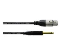 Cordial CFM 3 FV XLR Cavo di collegamento [1x Presa XLR - 1x Spina jack da 6.