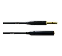 CORDIAL - CFM 5 VK, Prolunga Audio Bilanciata, Jack TRS (Maschio)/Presa Jack TRS (Femmina) REAN 5 m