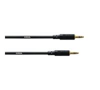 Cordial - CFS 1.5 WW Cavo Bilanciato, Mini Jack TRS/Mini Jack TRS REAN 1,5 m, nero