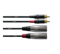 Cordial Cavo sbilanciato stereo CFU 1,5 MC 2x RCA maschio/2x XLR maschio REAN 1,5 m