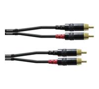 Cordial CFU 3 CC Audio Cavo adattatore [2x Spina RCA - 2x Spina RCA] 3.00 m