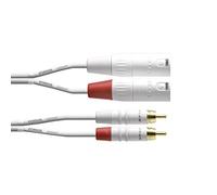 Cordial CFU 3 MC-SNOW Audio Cable XLR m-Cinch 3 m Rean - Cavo audio