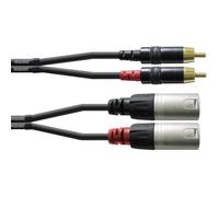 CORDIAL - CFU 6 MC - Audio Cable 2x RCA vers XLR Male 3-pole - 6,00 m