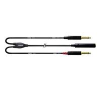 Cordial CFY 0,3 KPP Audio Adattatore a Y [1x Presa jack da 6.3 mm - 2x Spina