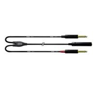 Cordial CFY 0,3 KPP Audio Adattatore a Y [1x Presa jack da 6.3 mm - 2x Spina j