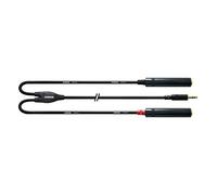 CORDIAL - CFY 0.3 WGG - Adapter Cable 2x Mono Jack Female 6,3 mm / Stereo Jack Male 3,5 mm - 0,30 m