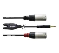 Cordial CFY 1.8 WMM Audio Cavo adattatore [1x Spina jack da 3.5 mm - 2x Spina X